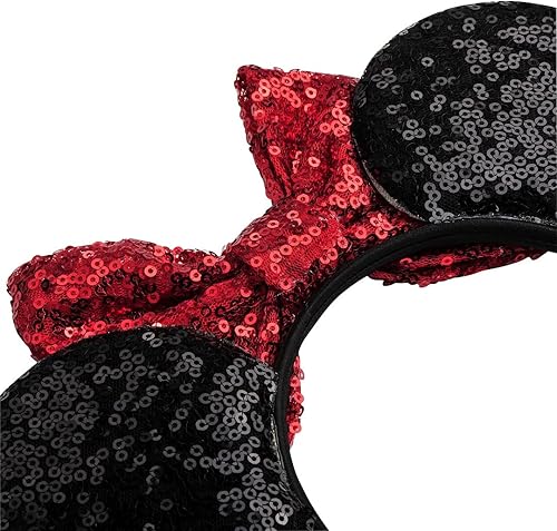 Miniatura 22 de FANYITY Orejas de ratón, diadema de lentejuelas con orejas de ratón para niños, niñas y mujeres (ZZW) Zzw,Baowen,Bf,Negro,Orejas de gato