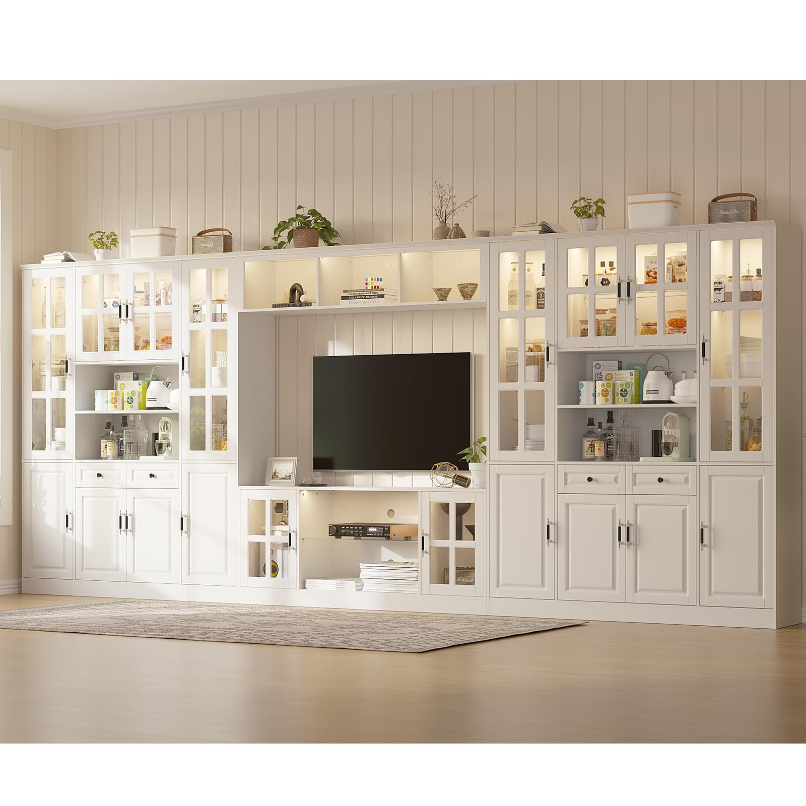 MEISSALIVVE 4-Piece Wall Unit