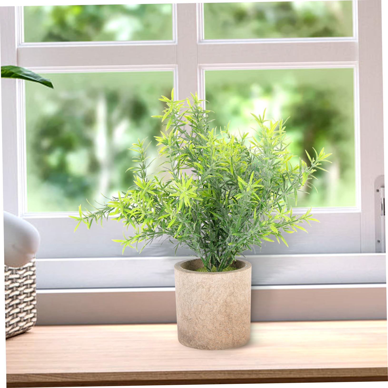 VALICLUD 3 Piezas Plantas Artificiales De Eucalipto Maceta De Imitación Decoración Plantas Maceta Hogar Delicadas para Mesa De Escritorio De Bonsái Simulado