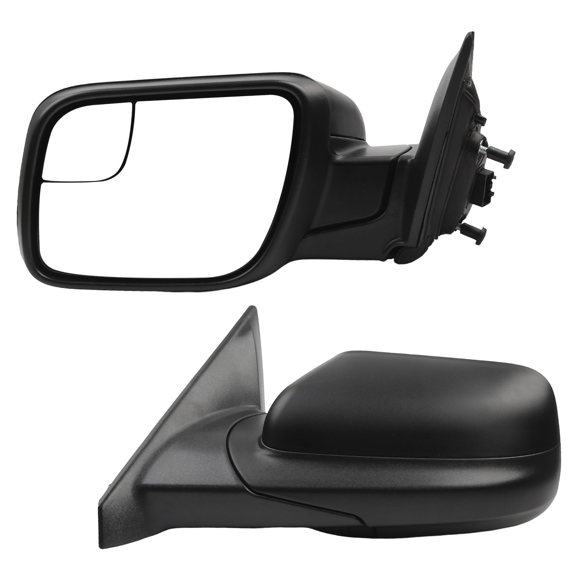 Photo 1 of Dasbecan Left Driver Side Mirror Compatible with Ford Explorer 2011-2019 Power Glass Manual Folding Non-Heated Replaces GB5Z17683AB Textured Black 3Pins