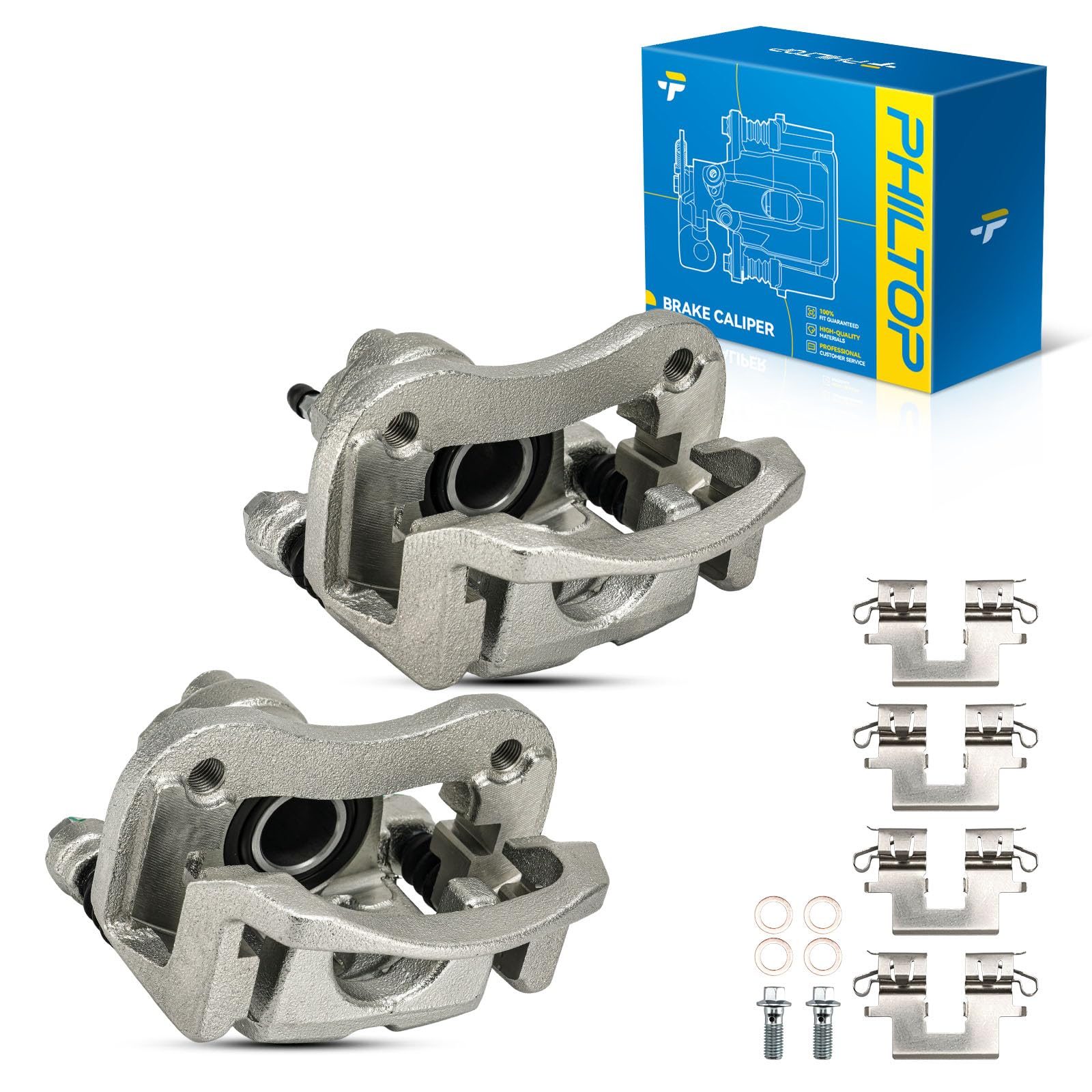 PHILTOP Rear Brake Caliper w/o Pads Compatible with 2004-2007 Highlander