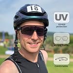 ROCKBROS Photochromic Sunglasses for Men Women Oversized Cycling Sunglasses Bike Glasses Sports Sunglasses UV 400 Protection