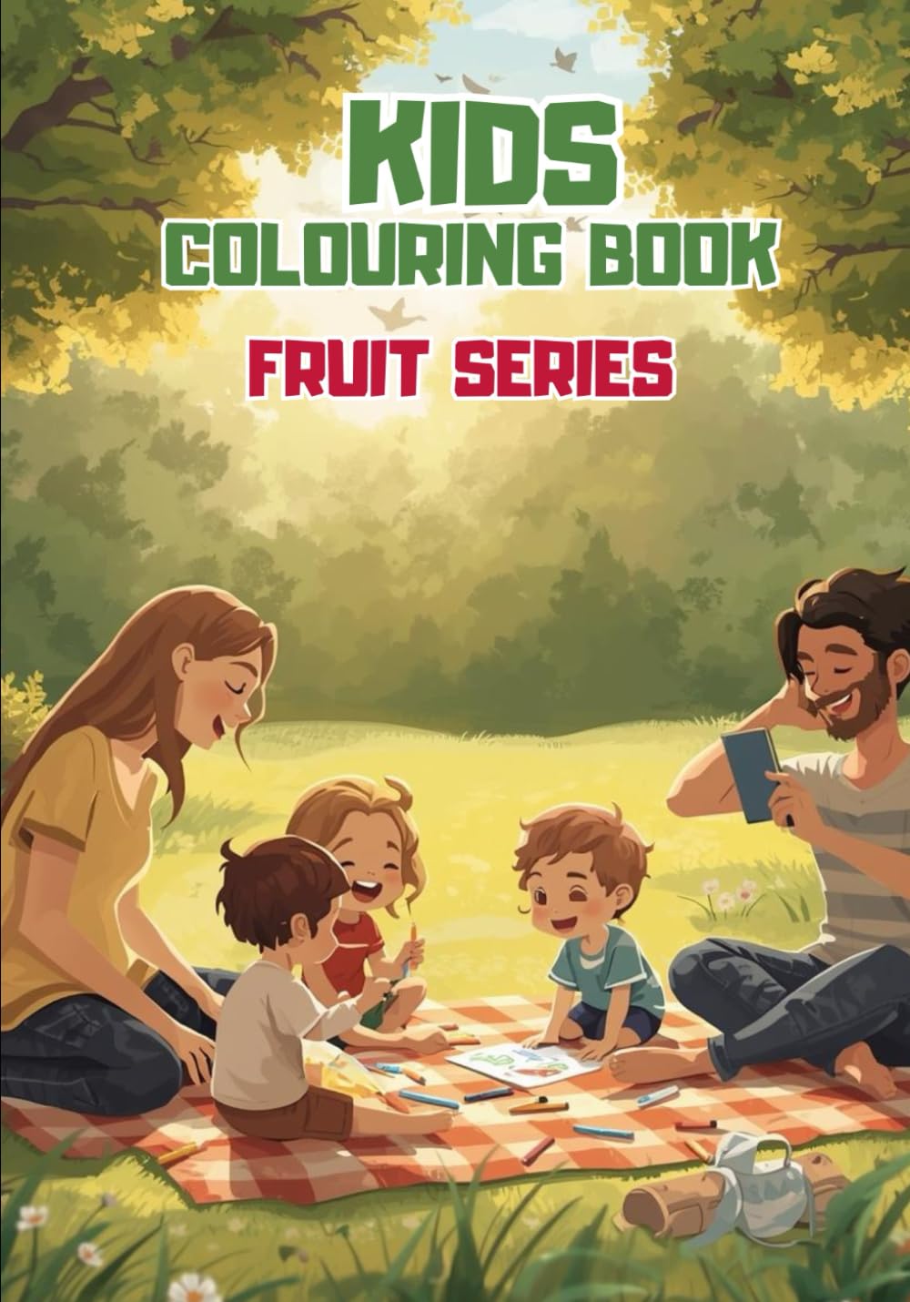 Fruits Coloring Book for Kids: Fun Fruit Designs to Color and Learn