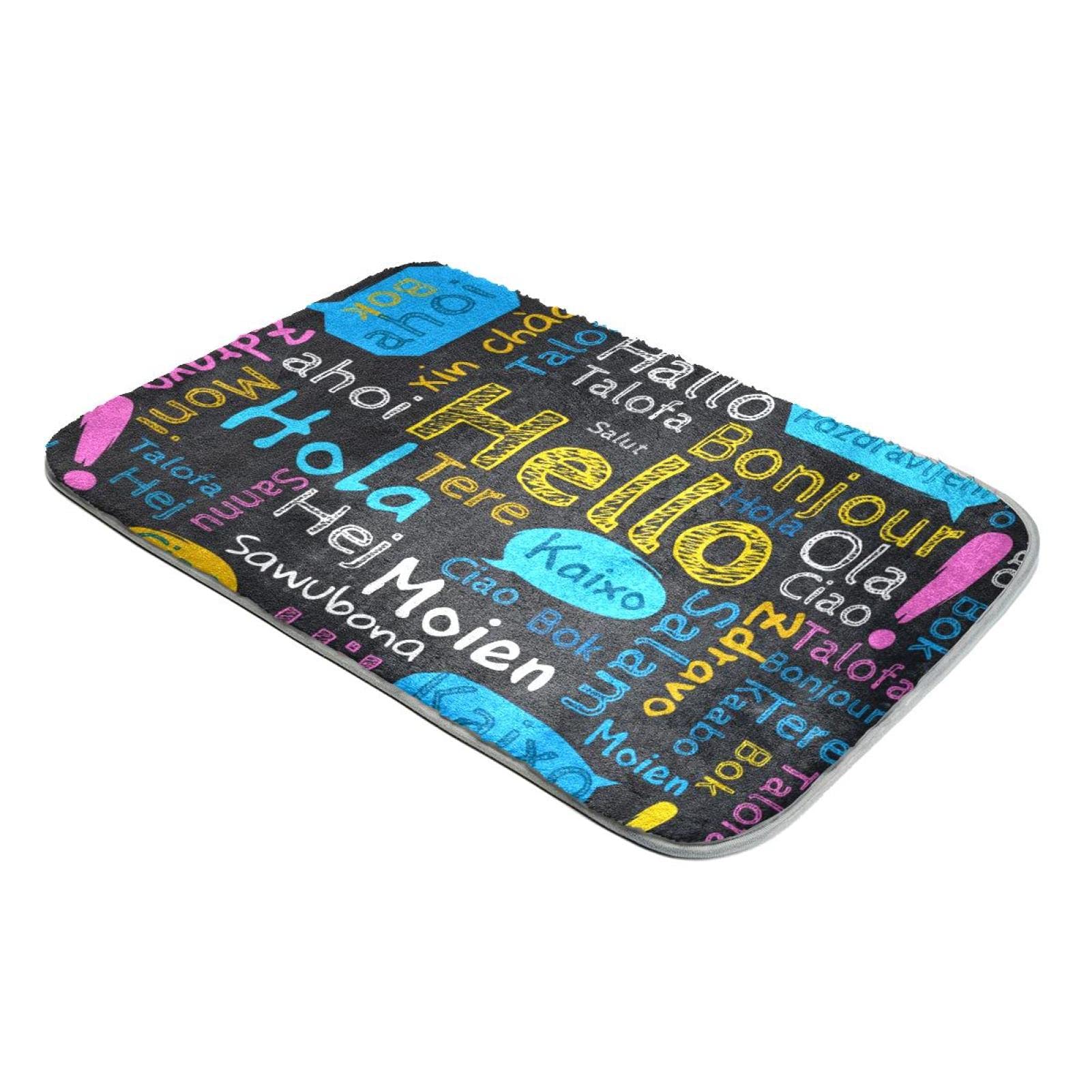 Tapis à poils longs Hello en fausse fourrure pour le salon cosy