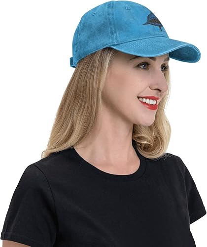 Miniatura 6 de Shark-Rage-Face - Gorras de béisbol de algodón lavado, ajustable, color azul, unisex, para adultos, Azul
