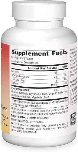 Miniatura 3 de Planetary Ayurvedics Triphala 1000mg - 120 Tabletas