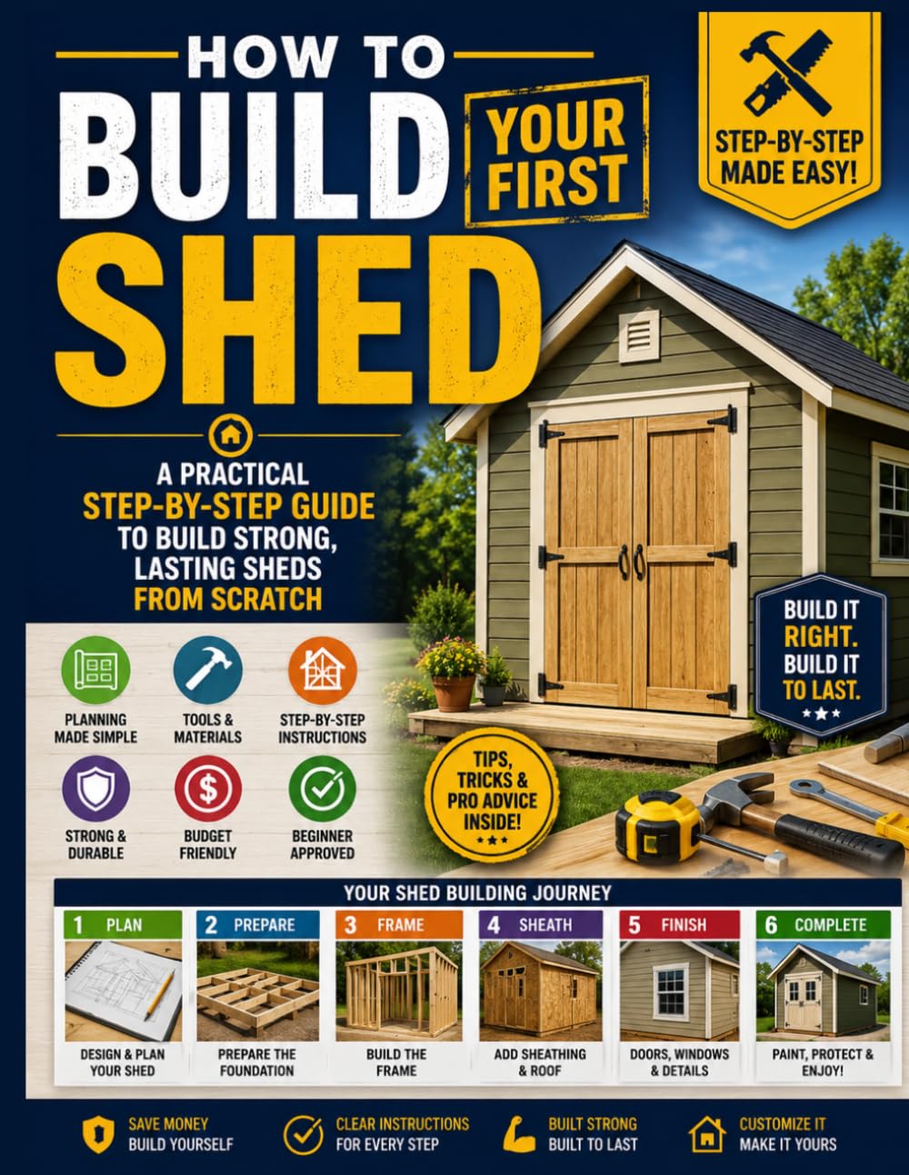 How to Build Your First Shed: A Practical Step-by-Step Guide to Build Strong, Lasting Sheds from Scratch