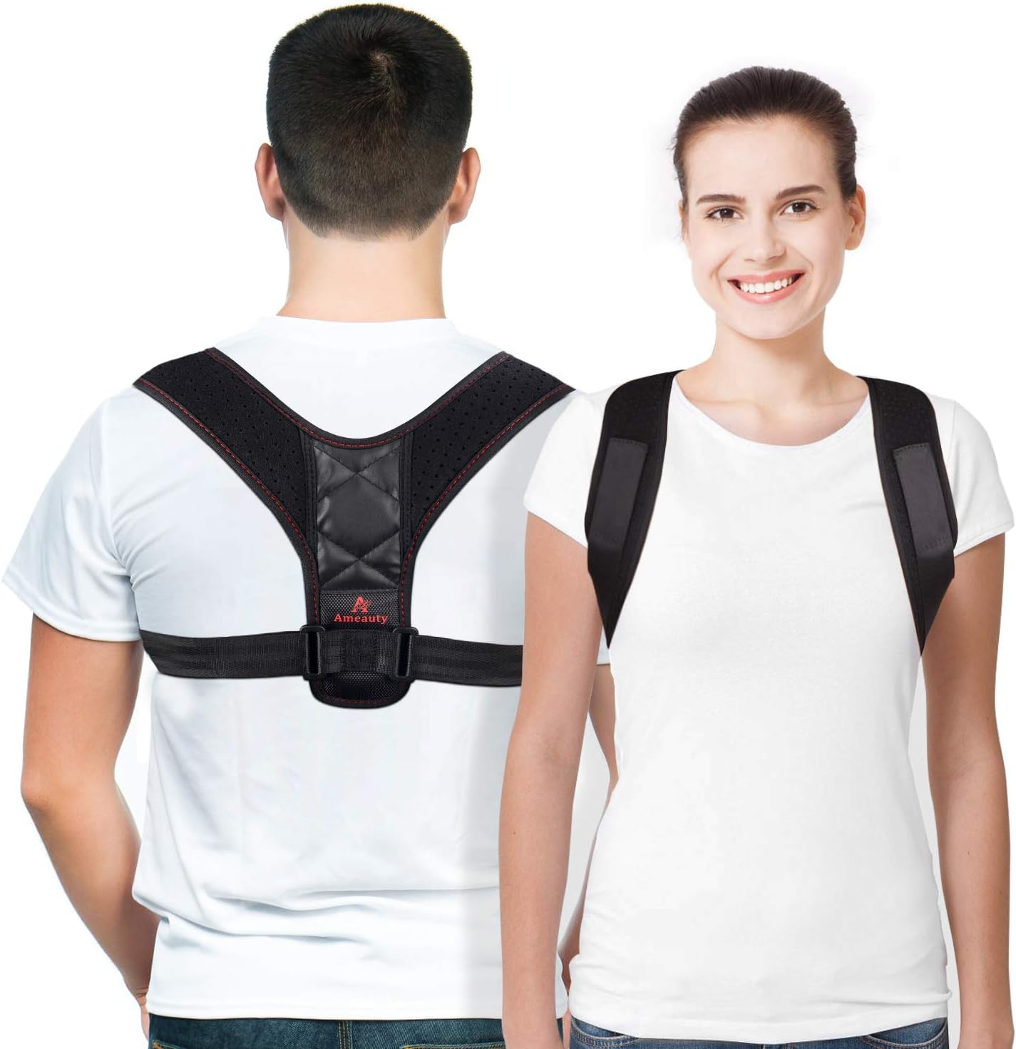 Back Brace Posture Corrector, Back Posture Corrector Posture Brace for Women Men Back Straightener Posture Corrector Back Support Belt Shoulder Brace
