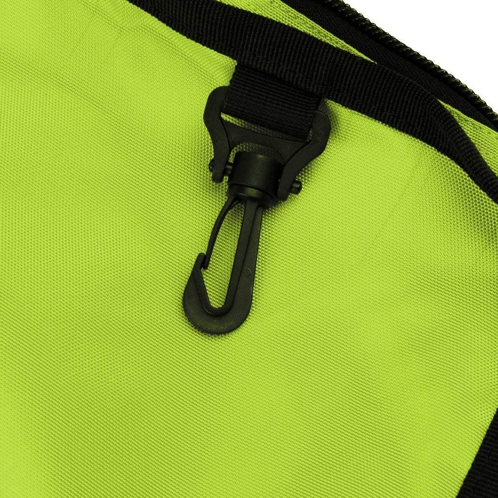 Heavy Duty Foldable Mesh Dive Bag Duffel Bag Storage Pouch for Diving Scuba Snorkeling Gear Green