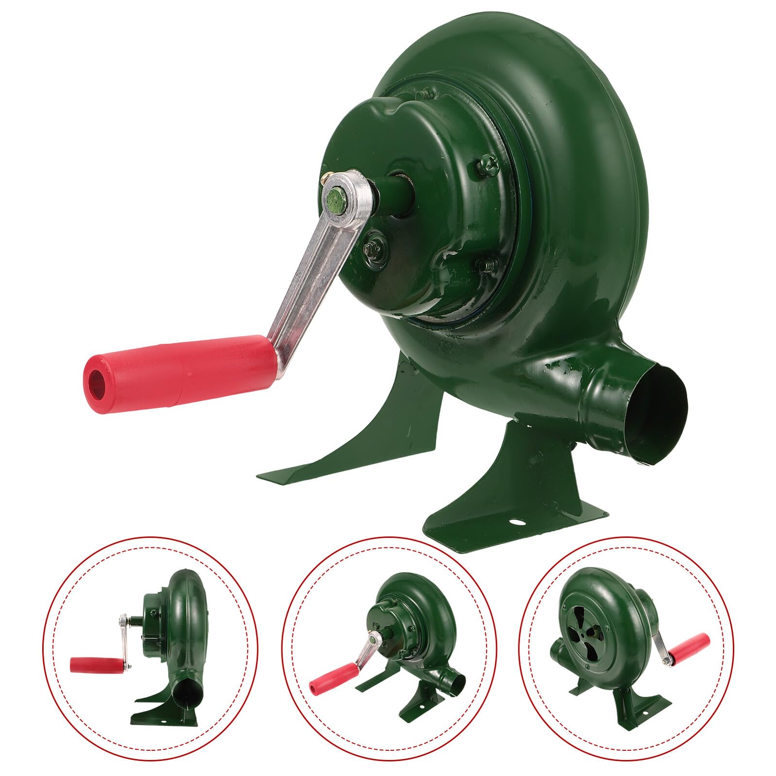 GANAZONO Ventola per Barbecue Manuale Portatile Soffiatore Mano per Grill Campeggio Fornello e Bbq Leggera e Durevole per Accendere Carbone Senza Cenere Volante