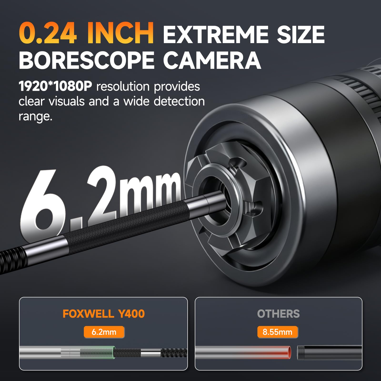FOXWELL 001 Articulating Borescope Camera
