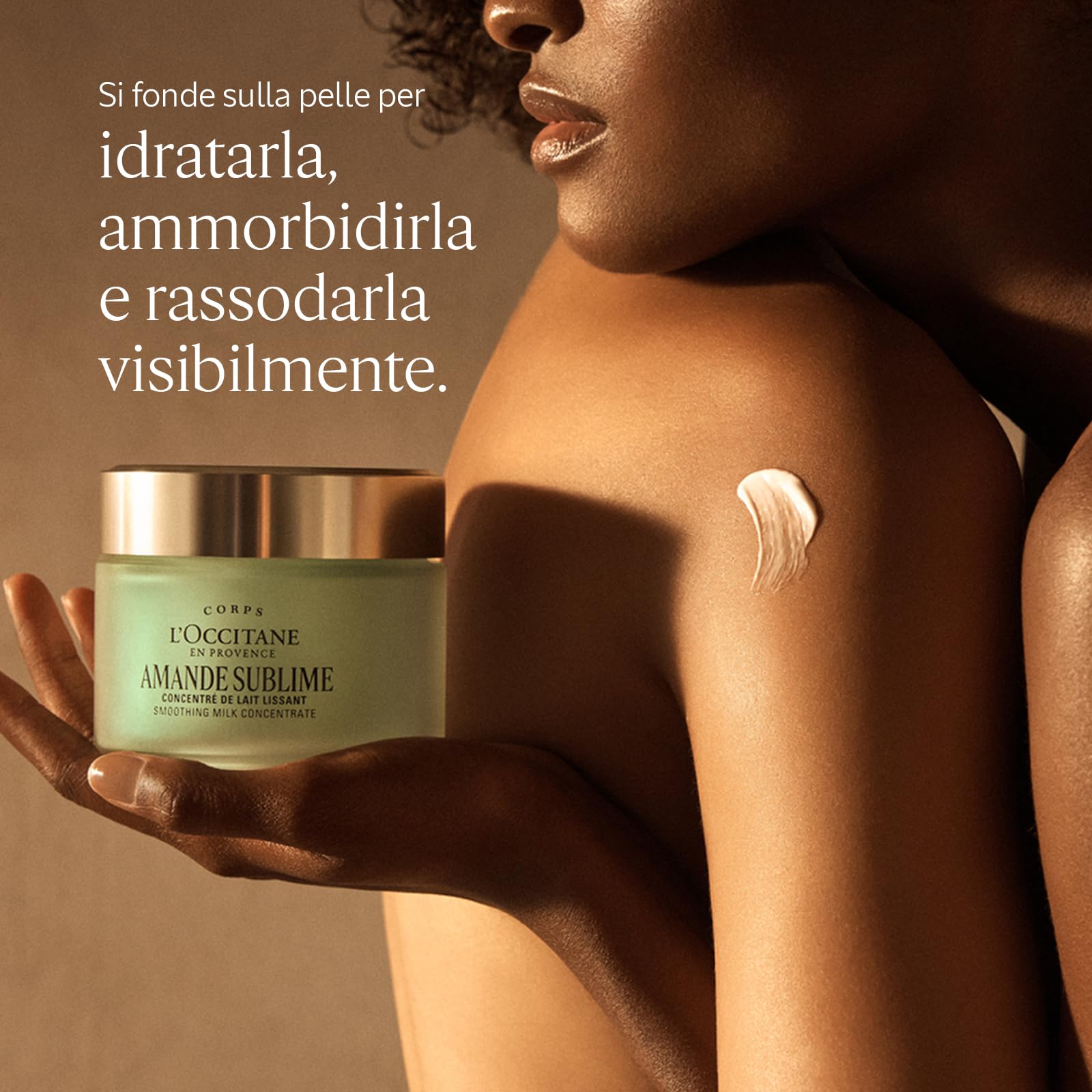 L'OCCITANE - Crema Levigante Corpo Mandorla (Amande Sublime) - 200 ml - Ammorbidisce e rassoda - Prodotto in Francia