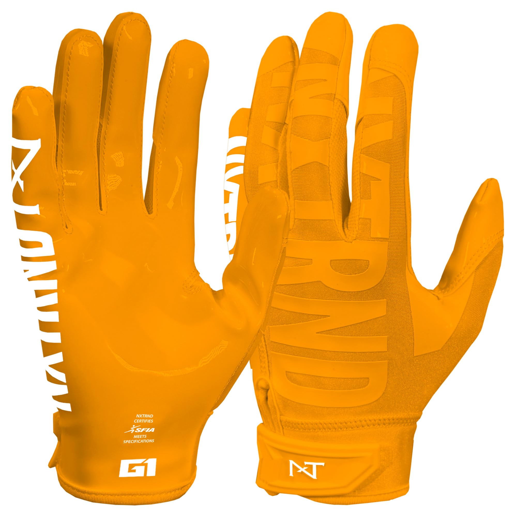 Nxtrnd G1 Pro Men's Football Gloves, Adult Sticky Receiver Gloves
