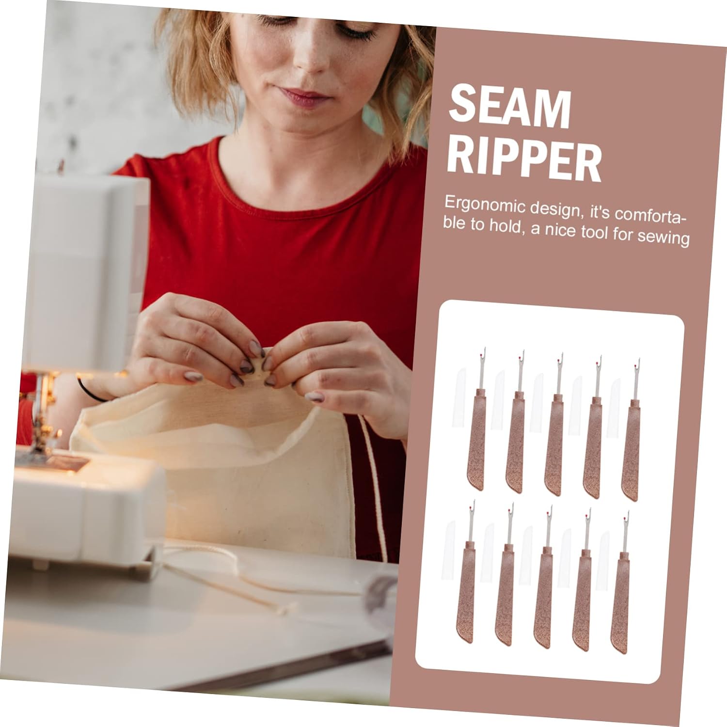 VILLFUL Thread Cutting Seam Ripper Tool 10pcs Pack Durable and Practical for Long-time Use in Sewing Projects