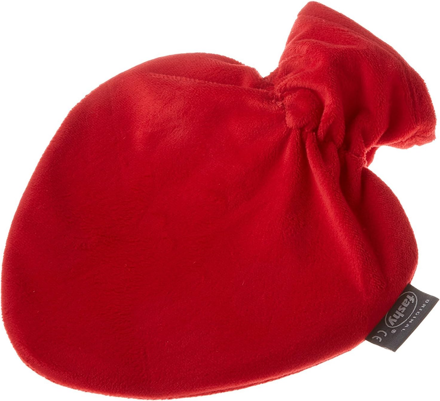 Fashy Heart Shape Rubber Hot Water Bottle with Fleece Cover