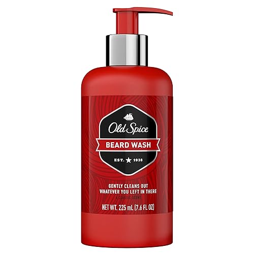 Old Spice, Jabón de barba, champú para hombres, 7.6 fl oz
