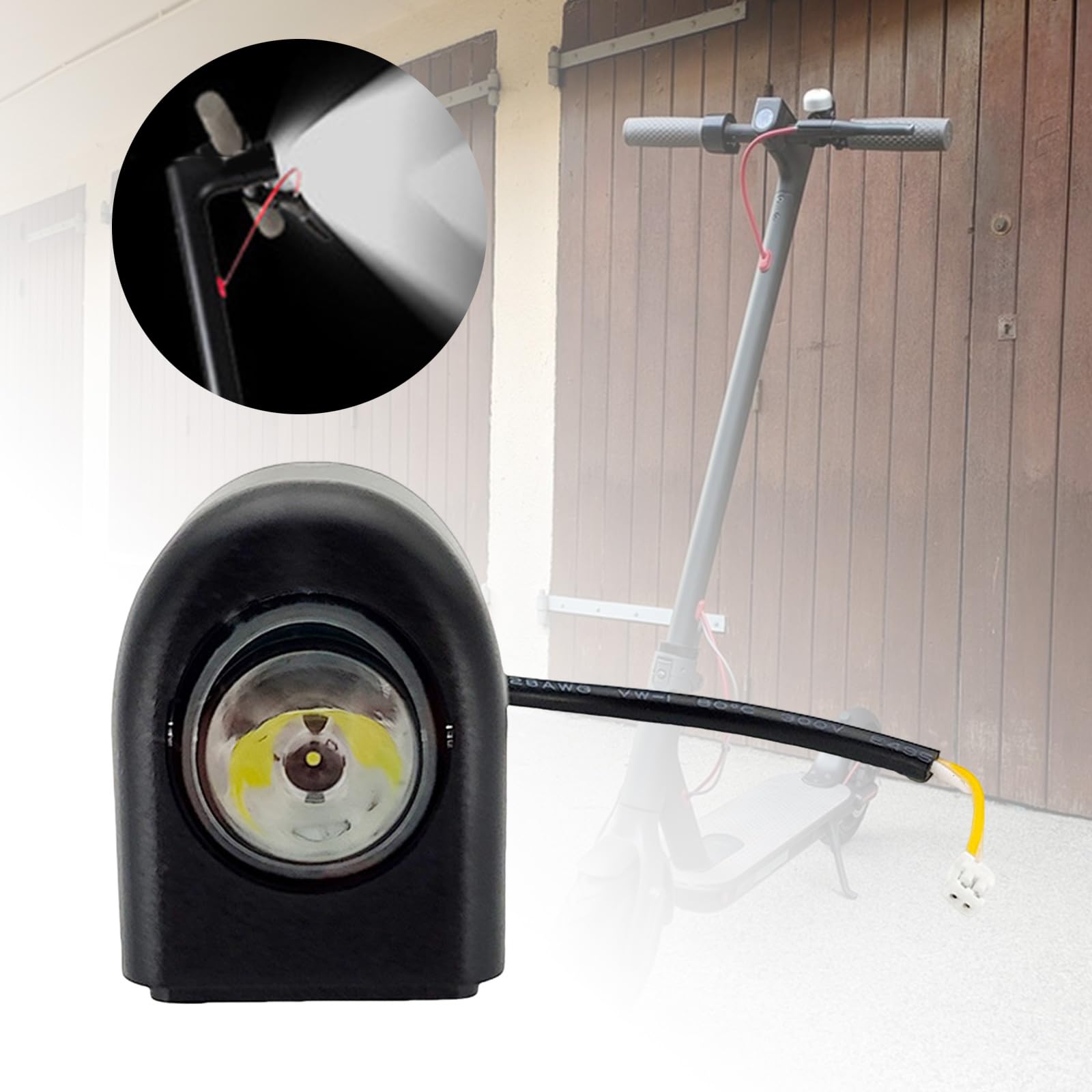 Shurhome Powerful Bicycles Front Headlight Bike Headlight Warning Headlight for Evening Cycling