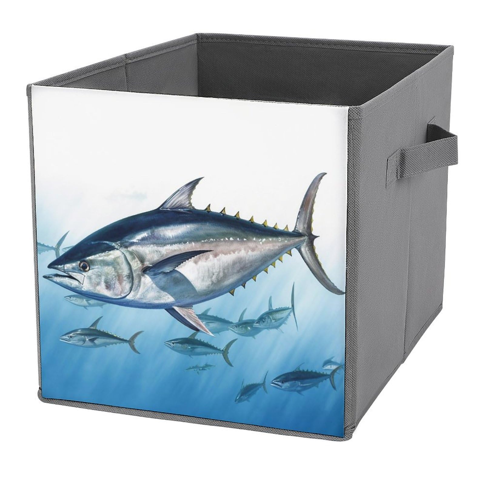 Bacs de rangement pliables Bluefin Thunnus avec poignées en cuir durables