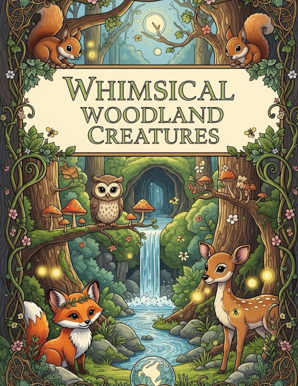 Whimsical Woodland Creatures: 50 Magical Forest Scenes for Stress Relief and Creative Expression by MindfulColor