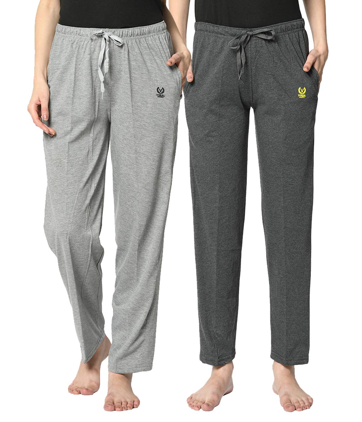 VIMAL JONNEY Regular fit Trackpant for Women-Pack of 1(D10_NVY.01)