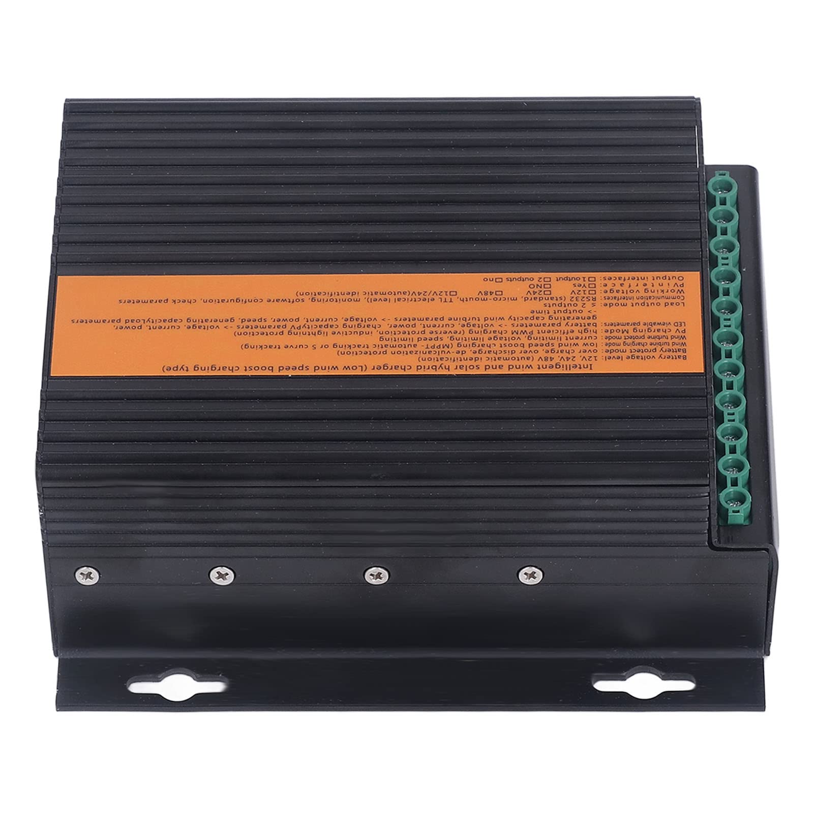 Ejoyous Hybrydowy Kontroler Energii Wiatrowej, Regulator Energii Słonecznej ze Stopu Aluminium 24 V 200 W z wodoodporną izolacją, śledzenie MPPT, Wyświetlacz LED do Systemów Baterii Słonecznych