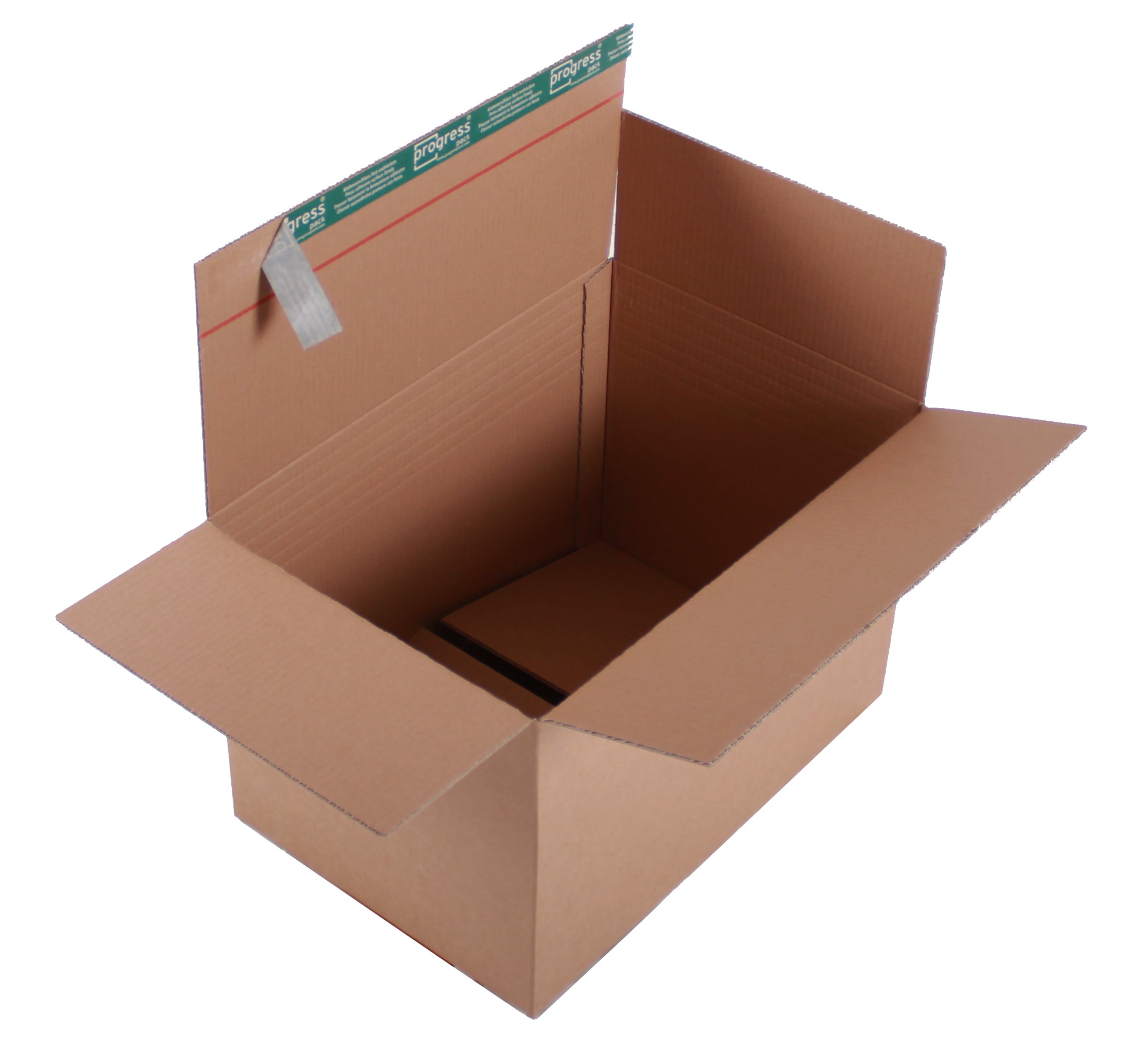 K20.07-3 Transportkarton Premium 2-wellig mit SK-Verschluss und Aufreißfaden DIN A3+, 460 x 310 x 300 - 210 mm, 10er Pack, braun