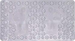 TAPETE DE BOX AQUA RETANGULAR 66X36CM INCOLOR 6636R