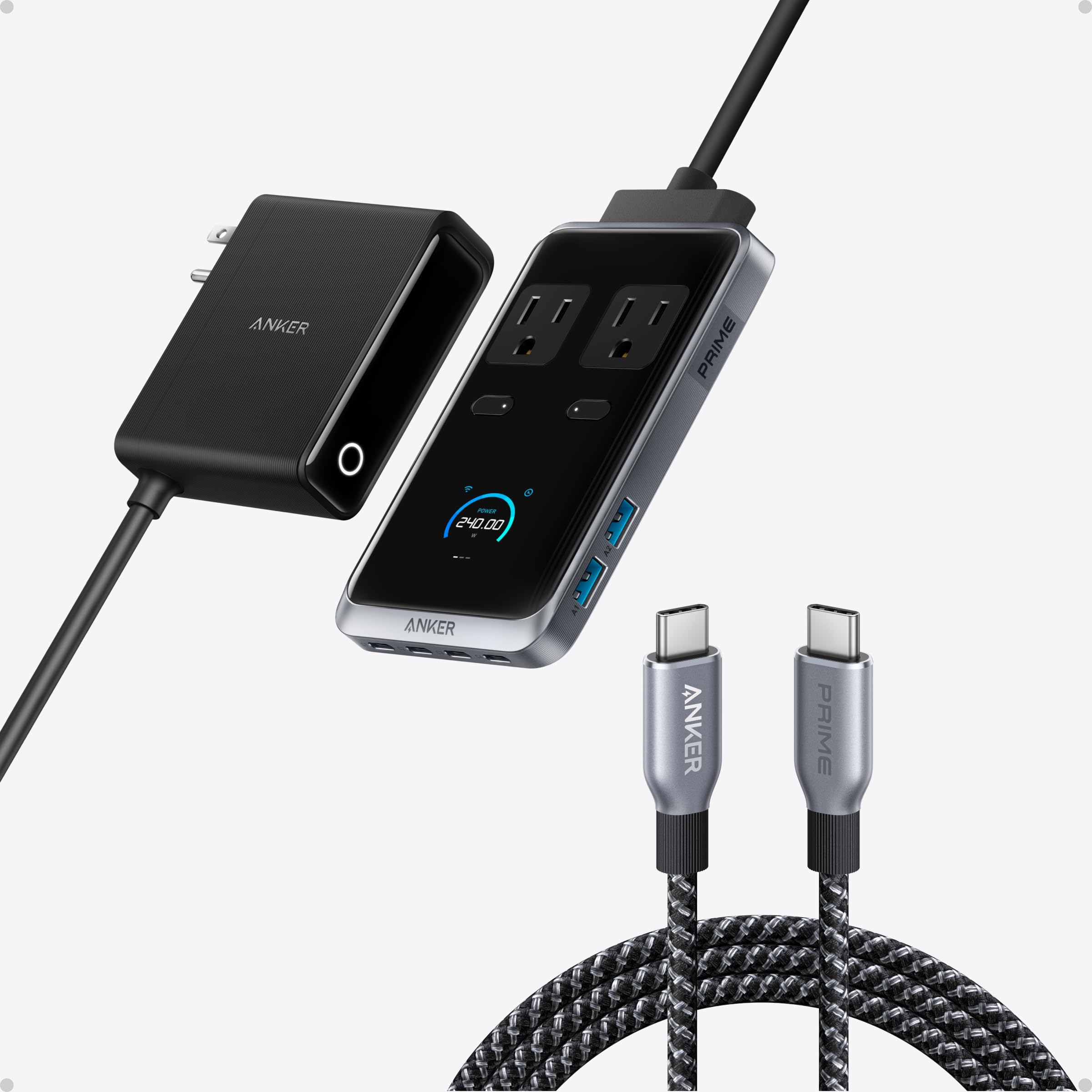 Amazon.com: Anker Prime USB C to USB C Cable, 240W 6 ft &Anker 