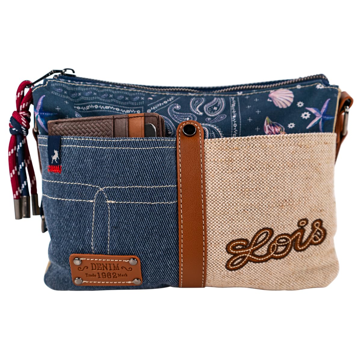 Lois - Bolso Bandolera Mujer elegante. Bolso mujer versátil diseño prá