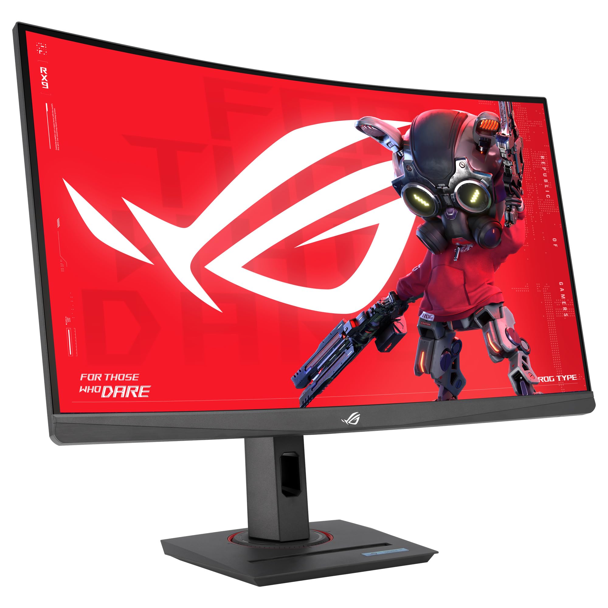 ASUS ROG Strix XG27WCS - Monitor Gaming USB Tipo-C de 27 Pulgadas 2560x1440, Curvo, 180 Hz (sobre 144Hz), 1ms (GTG), Fast VA, ELMB Sync, FreeSync, DisplayWidget Center, Soporte para trípode, HDR