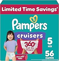 Vista 20 de Pampers Cruisers 360 Pañales - Talla 3, 26 unidades, pañales desechables para bebé, ajuste sin huecos