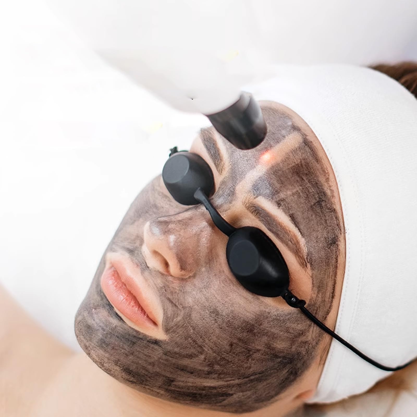 4 Pièces Lunettes Bronzage, Lunettes de Solarium, Silicone Souple Durable Confortable, Lunettes de Protections Noir Convient à la Clinique de Beauté ou à la Maison