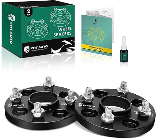 YHTAUTO Espaciadores de rueda centrados en buje de 0.157 x 3.937 in de 0.591 in, se adapta a Honda Civic, Accord, Fit, Mini Cooper, Acura, Kia,