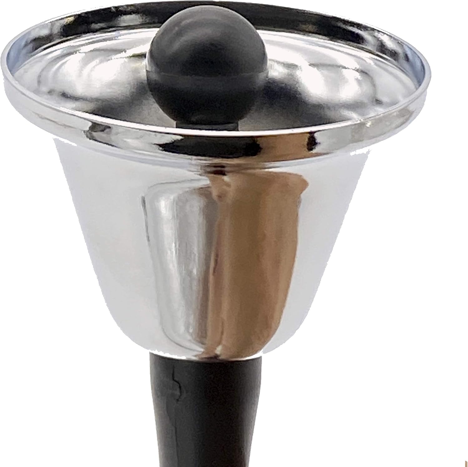 Adorox Silver Steel Hand Bell for Wedding Events Decoration, Call Bell, Alarm, Jingles (1) : Office Products