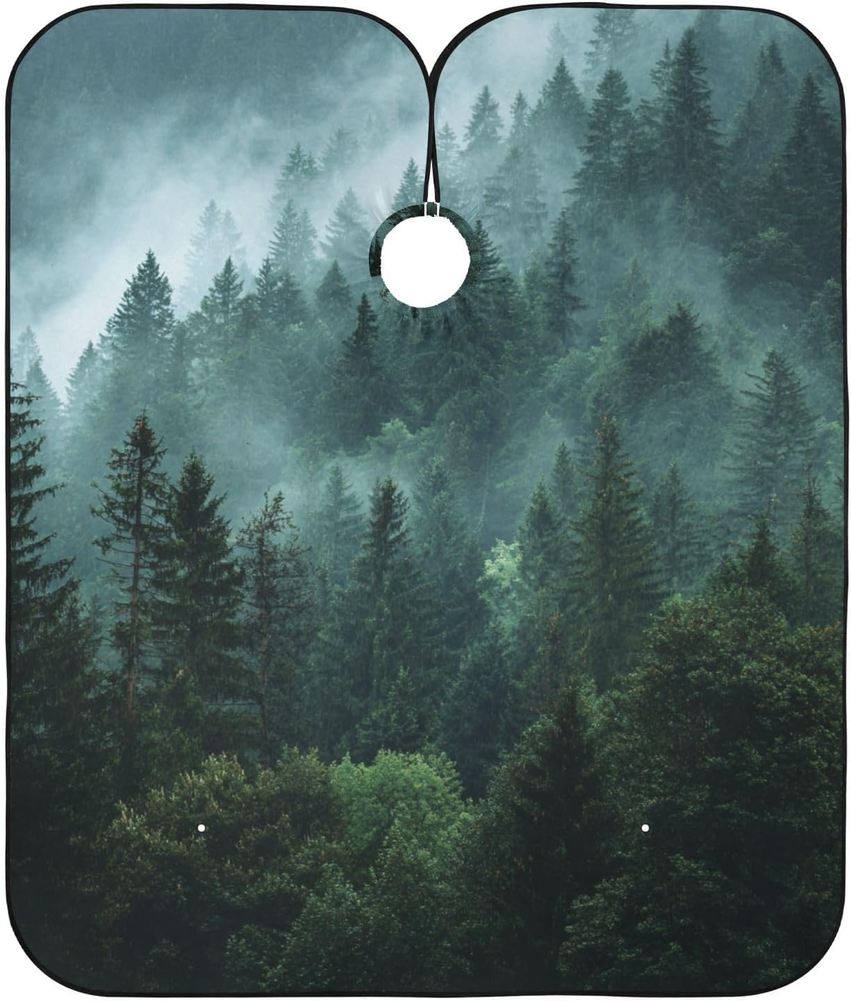 Capa de barbería impermeable para hombres y mujeres 55 x 65 pulg miniatura 1