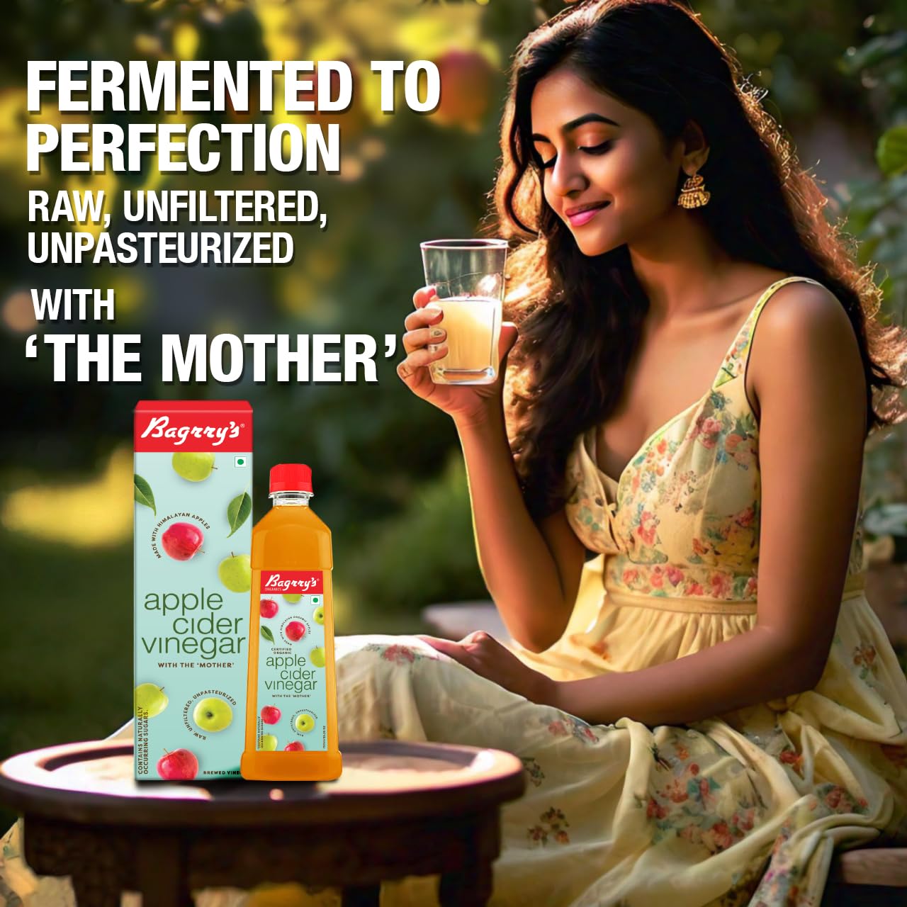 Buy Now Bagrry’s Apple Cider Vinegar With The Mother 750Ml | Raw, Un...