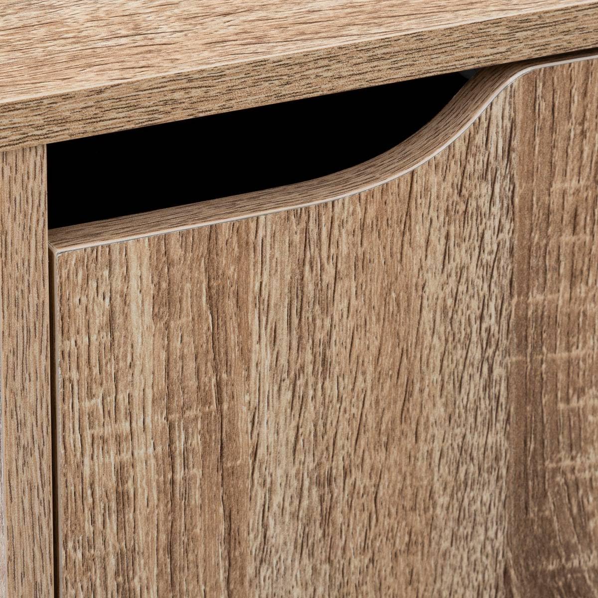 5 five simply smart Étagère 6 Cases Porte Effet Bois Naturel Ceda