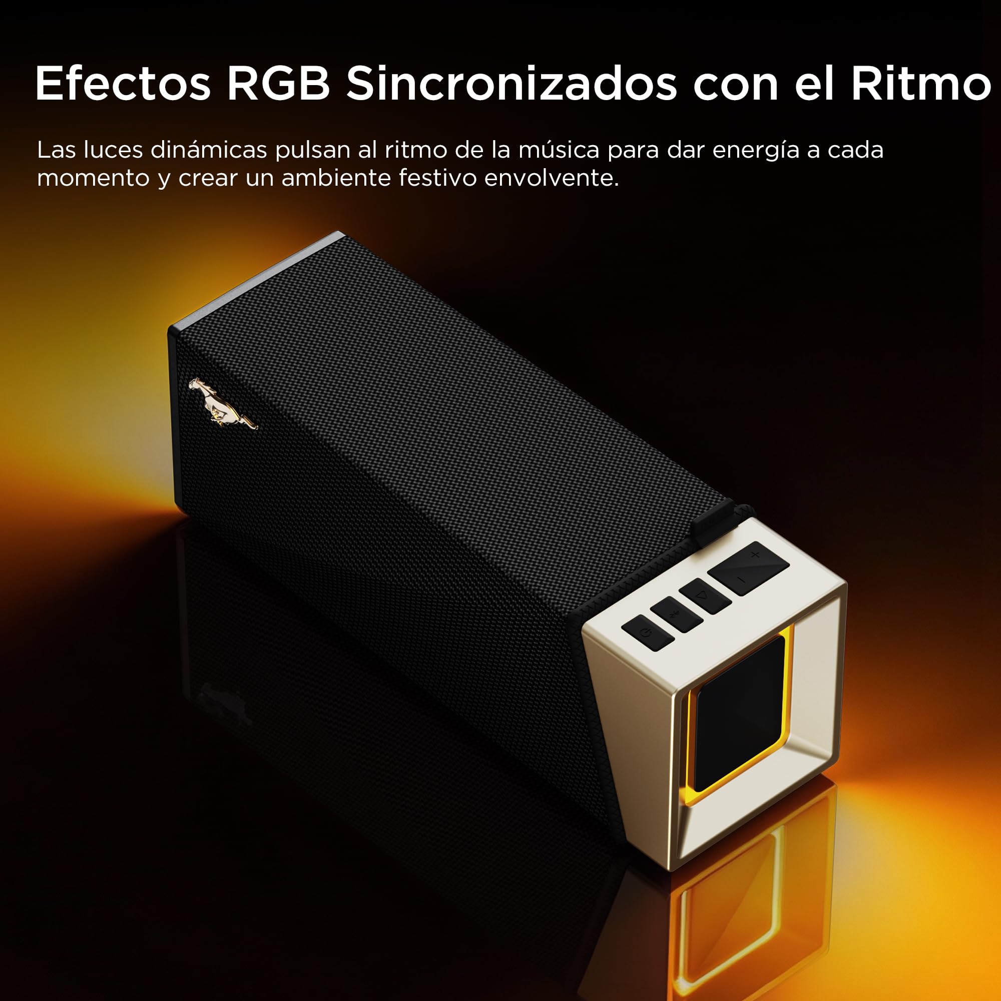 BUGANI Altavoz Bluetooth, caja de música Bluetooth con 5.4, batería de 24 horas, controladores de graves, IPX5 resistente al agua, función manos libres para teléfono, cajas para casa, exterior, jardín