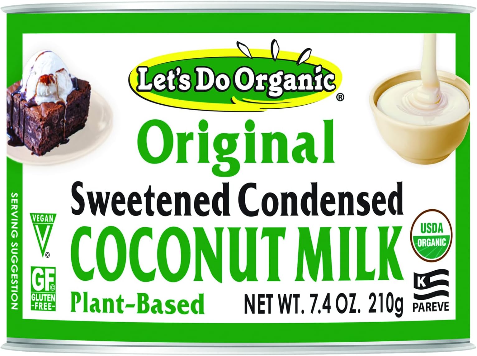Lets Do Organic Sweetened Condensed Coconut Milk - 7.4 Oz (Pack of 6)
