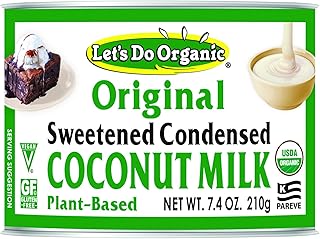 Lets Do Organic Sweetened Condensed Coconut Milk - Vegan Condensed Milk ...