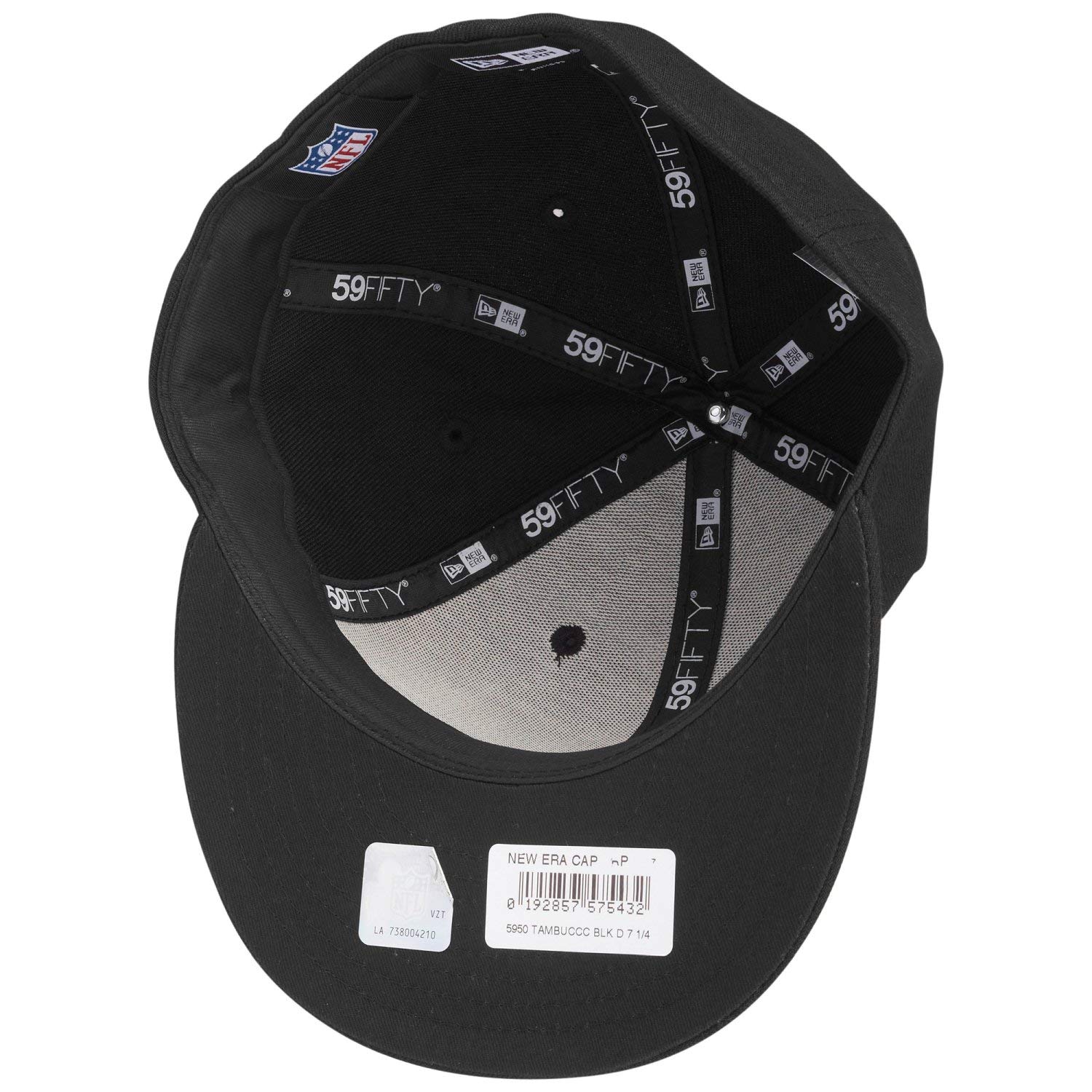 New Era Tampa Bay Buccaneers Classic Logo Black Graphite Cap 59fifty 5950 Fitted Limited Edition