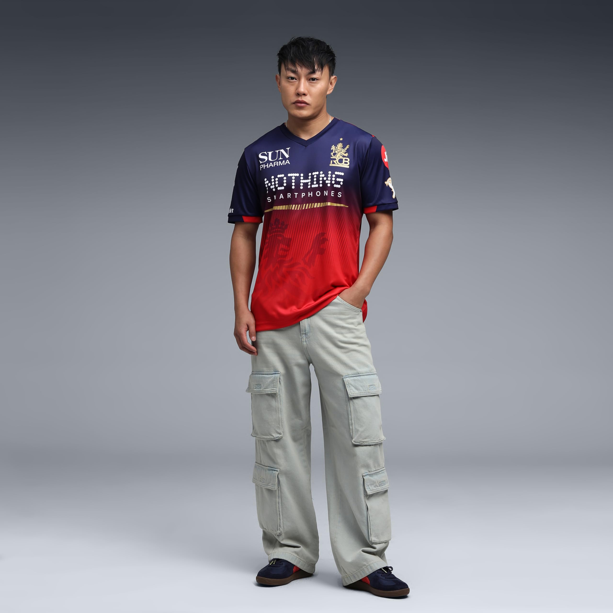 Puma x RCB 2026 Herren Trikot VK18 Replica - Offizielles Fanwear Team - Atmungsaktives DryCELL Material