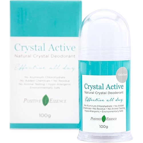 Desodorante de cristal tailandés desodorante totalmente natural desodorante de sal mineral cristal tailandés piedra de aluminio natural para mujeres
