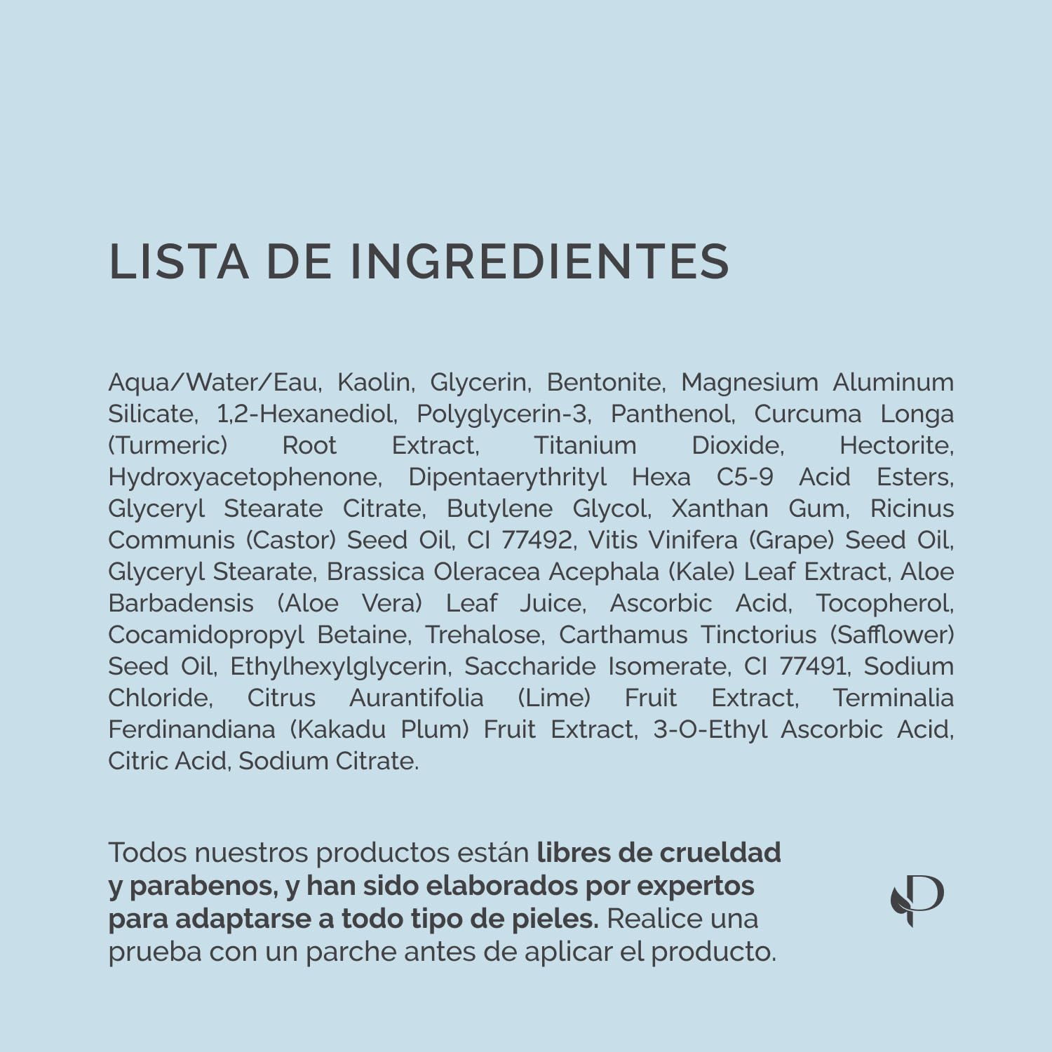 PLANTIFIQUE Mascarilla Facial Coreana Arcilla Volcánica y Mar Muerto – Mascarilla Rostro Carbón, Ácido Hialurónico, Aceite de Jojoba y Manteca de Karité – Purifica, Refina Poros, Hidrata y Calma, 110g