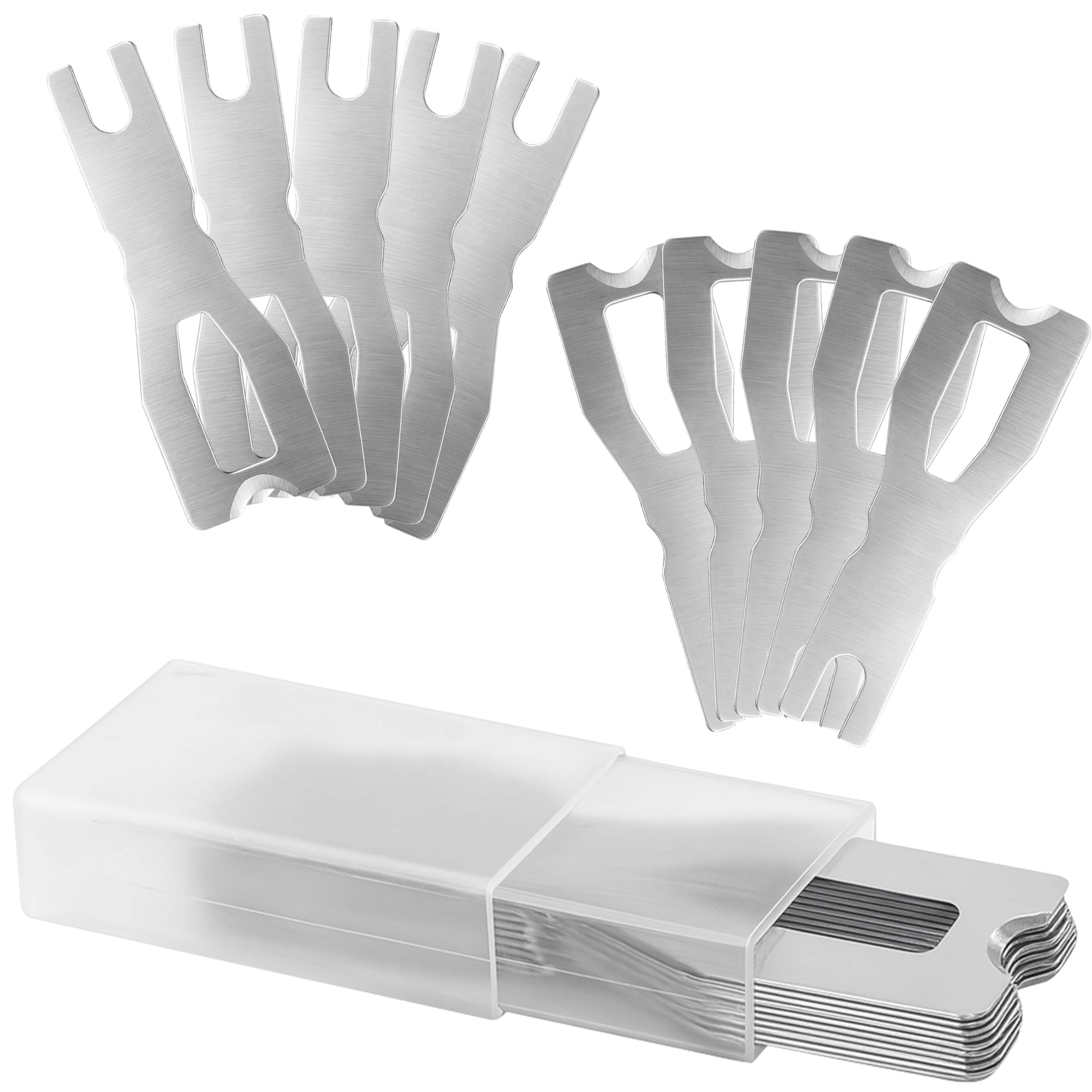 20Pcs Blades Fit For Vinyl Flooring Trimming Skiving Knife Shovel Blade