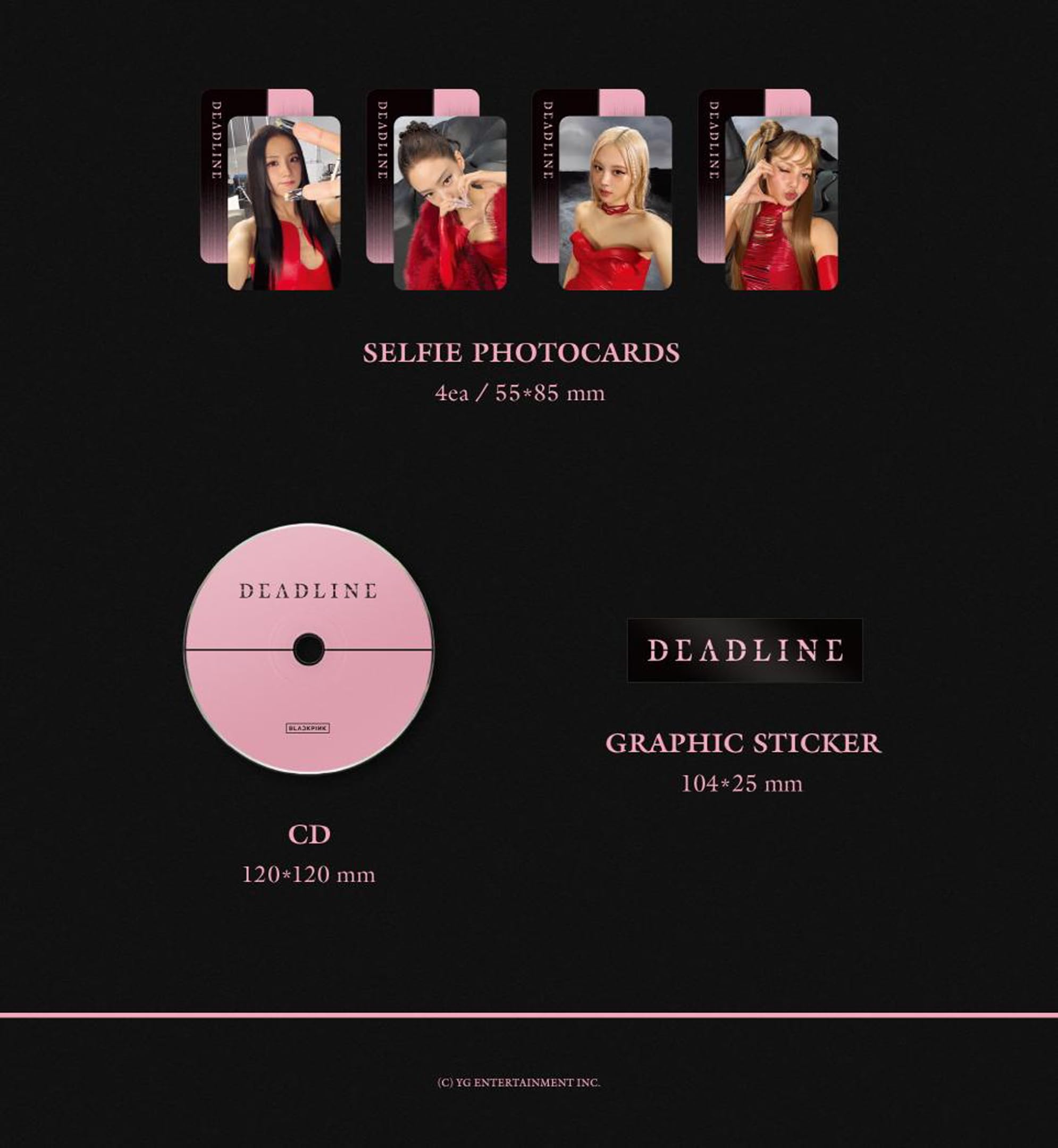 Amazon.com: BLACKPINK DEADLINE Album – Official Photobook Version