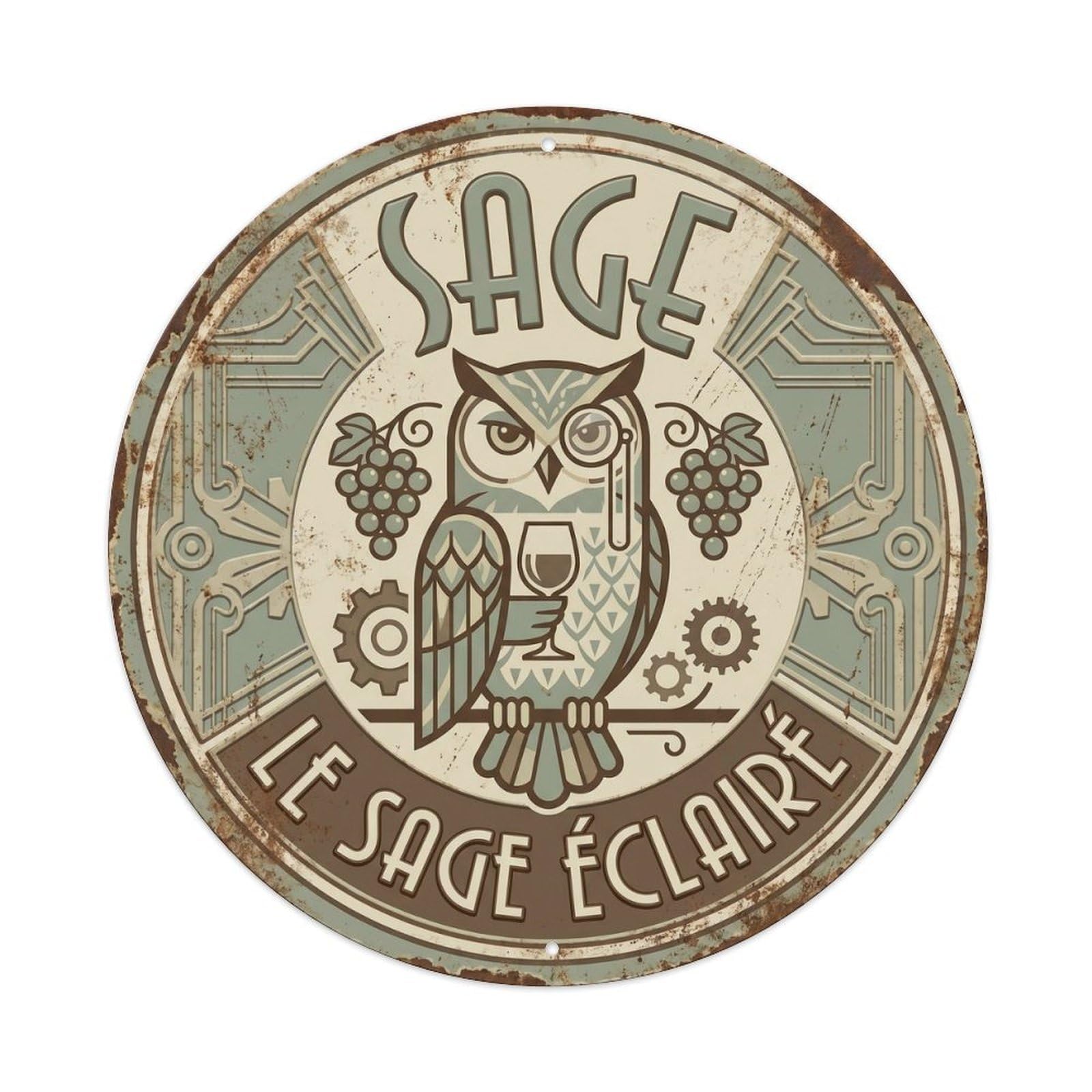 Sage Humorous Tavern Sage Metal Tin Sign