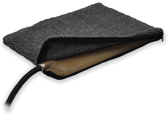 Funda para almohadilla térmica para mascotas pequeñas K&H, 12x9in, gris miniatura 8