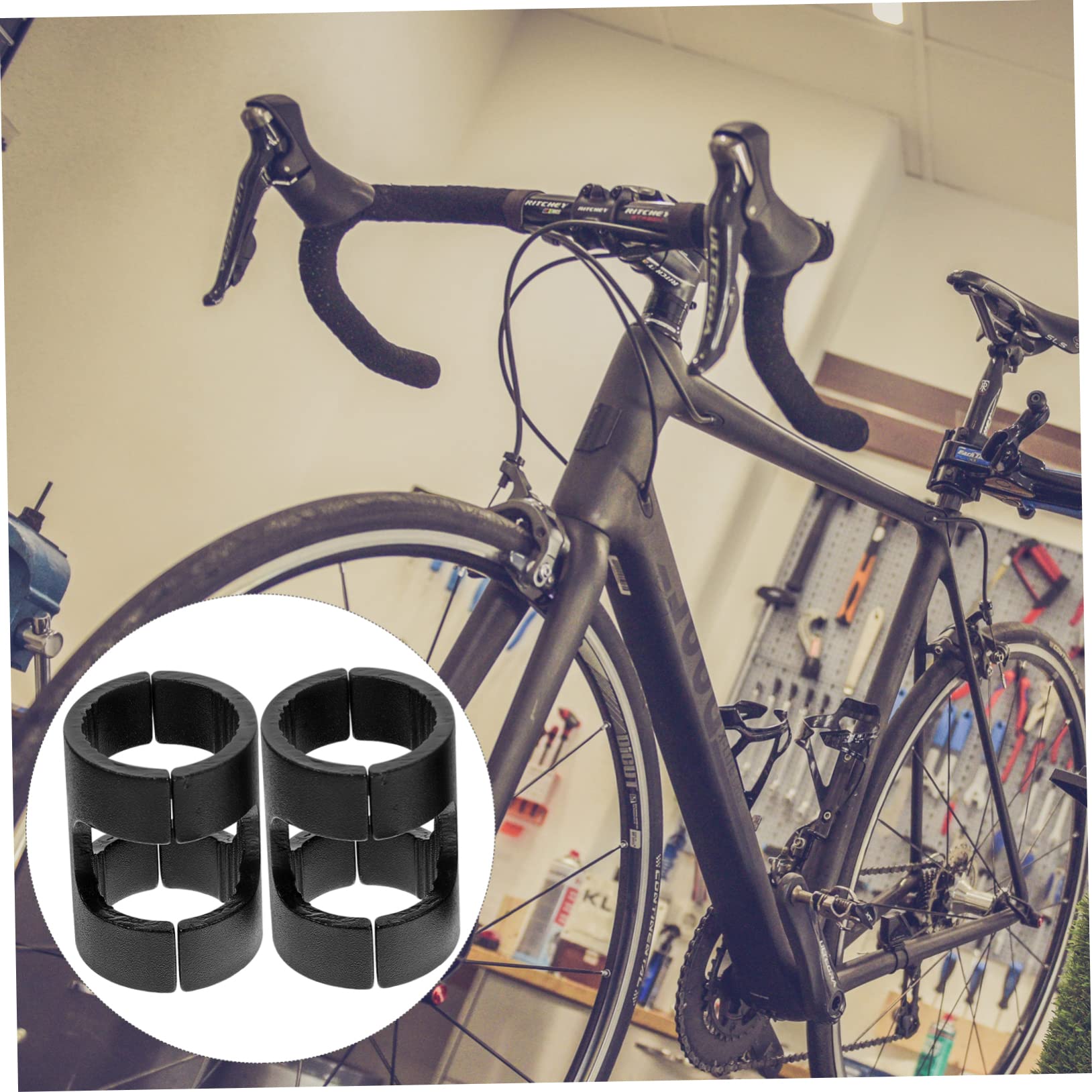 BRIGHTFUFU Giant Bike Handlebar Spacer Road Sleeve Adapter for Bike Handlebar Shim Sleek Craftsmanship