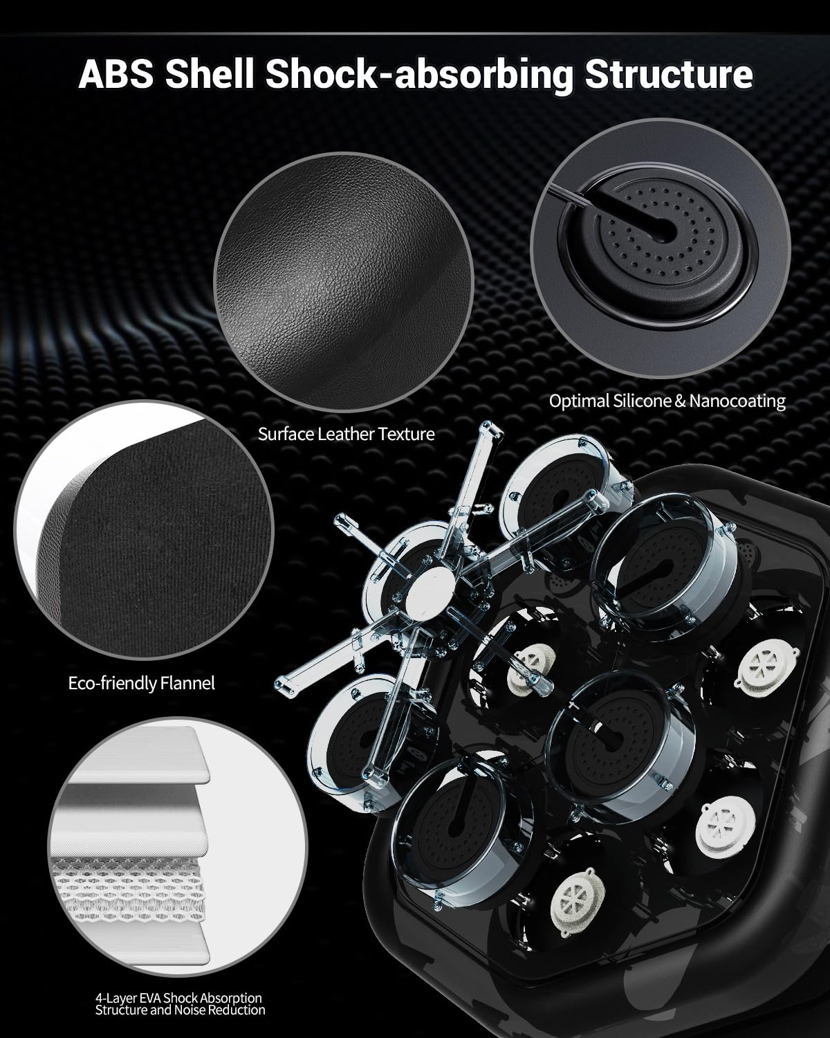 Music Boxing Machine M4, Smart Music Punching Machine with Custom Running Lights, Stereo Sound and APP Control, Wall Mount Boxing Machine for Adults - Home Office Gym Workout Equipment Black